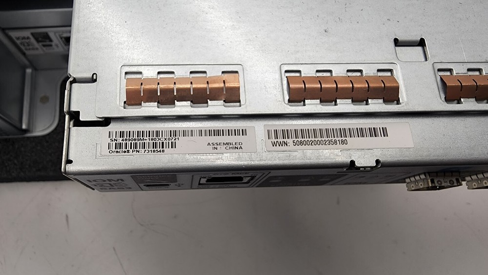 SUN DE3-24C 24X 3.5IN Storage Array JBOD 24 Bay LFF SAS 4U 7318548 Controller