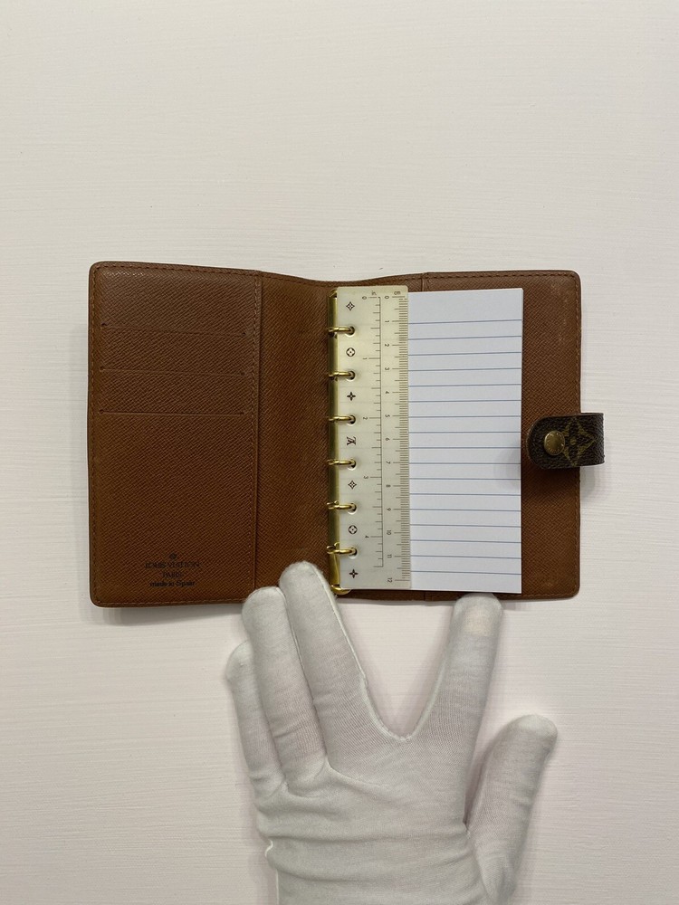 Louis Vuitton Brown Monogram Small Ring Agenda PM