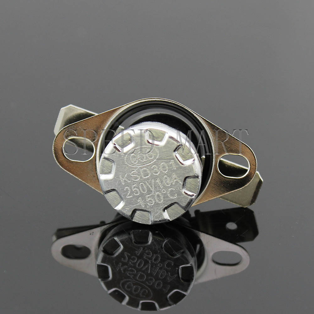 5 pcs Temperature Switch Control Sensor Thermal Thermostat 150°C N.C. KSD301