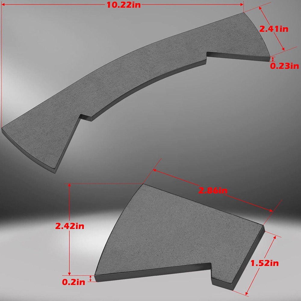 4Pcs Tomahawk Head Kit Throwing Axe Tactical Fixed Blade Tomahawk Axe Hatchet