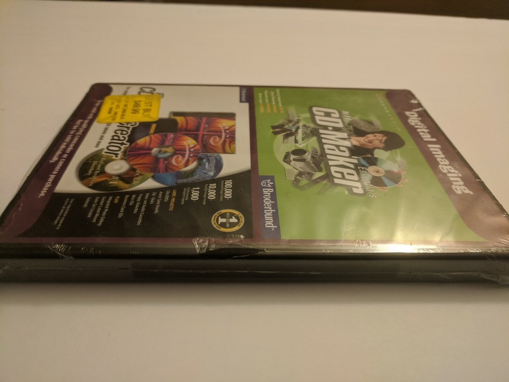 NTI CD- Maker Essentials The Print Shop CD Label Creator Windows 98/ME,2000 XP