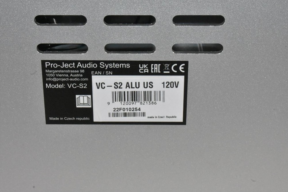 Pro-Ject VC-S2 Audio Systems Record Vinyl Cleaner Machine