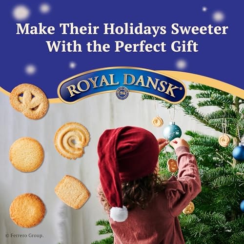 Danish Butter Cookies, Premium 1.5 Pound (Pack of 1) Danish Butter cookies