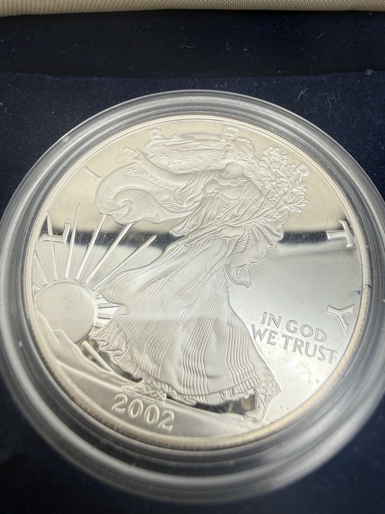 2022 - PROOF SILVER EAGLE - 1 ounce SILVER - WEST POINT Mint - w BOX & COA