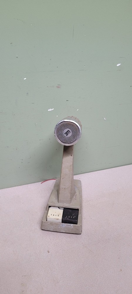 vintage 1970s 3m microphone desktop