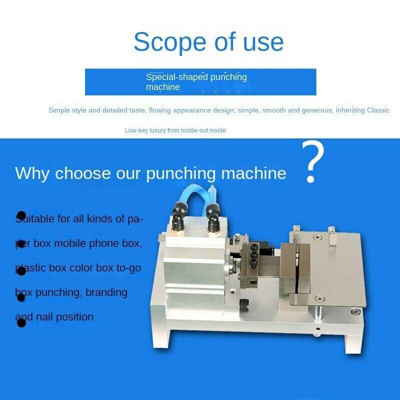 Special-shaped punching gift box crescent machine mold pneumatic punch machine