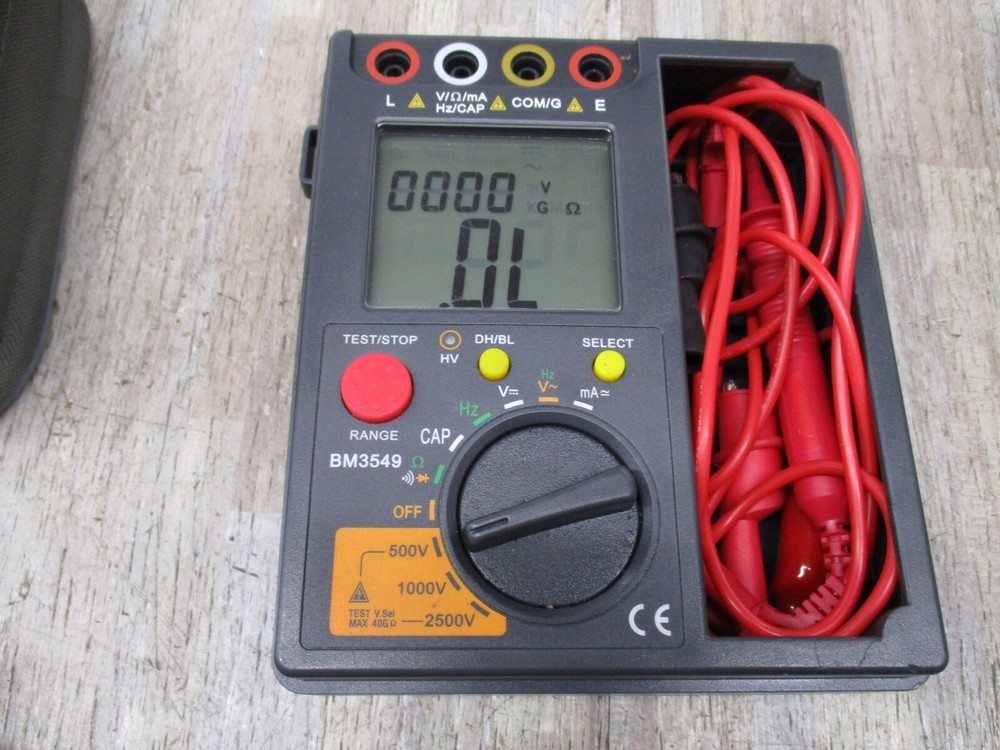 Sinometer BM3549 Digital Multimeter & Insulation Tester 2500V 40 GOhm