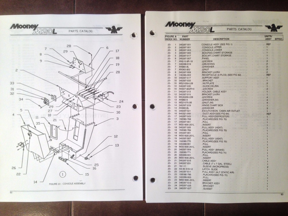 Mooney M20L Parts Manual