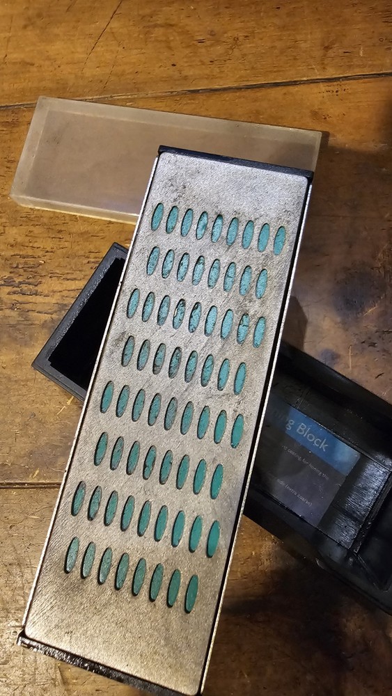 Draper Honing Guide & Four-Sided Diamond Stone.