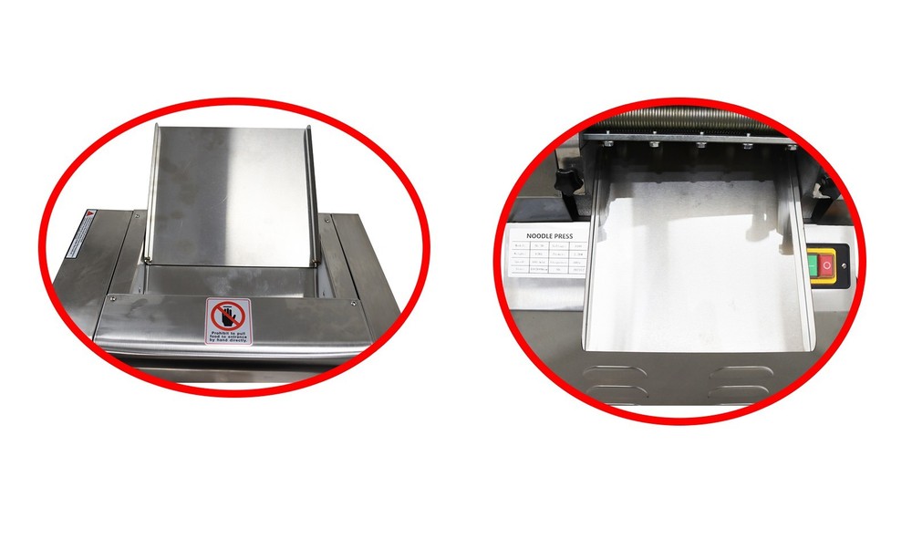Used! Dough Sheet Roller Noodles Maker with 1.5mm Cutter 11.4" Width Roller