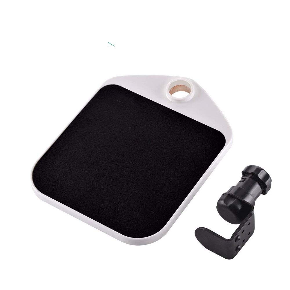 Clamp On Mouse Platform Under Desk Adjustable Tray Mount 360 Wrist Rest