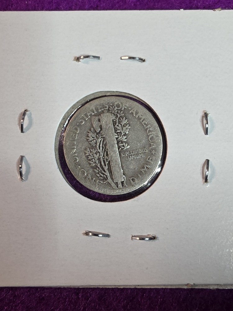 1918-P Mercury Silver Dime - 90% SILVER -