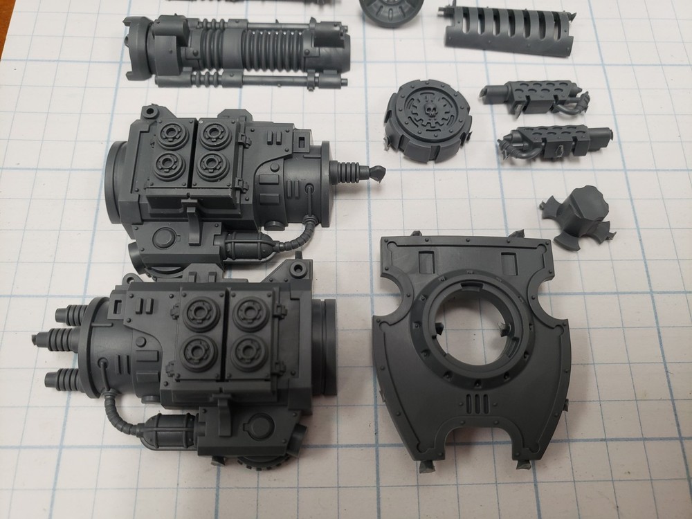 40k Imperial Knights Bits Questoris Defender Conversion Beam Obliterator E01