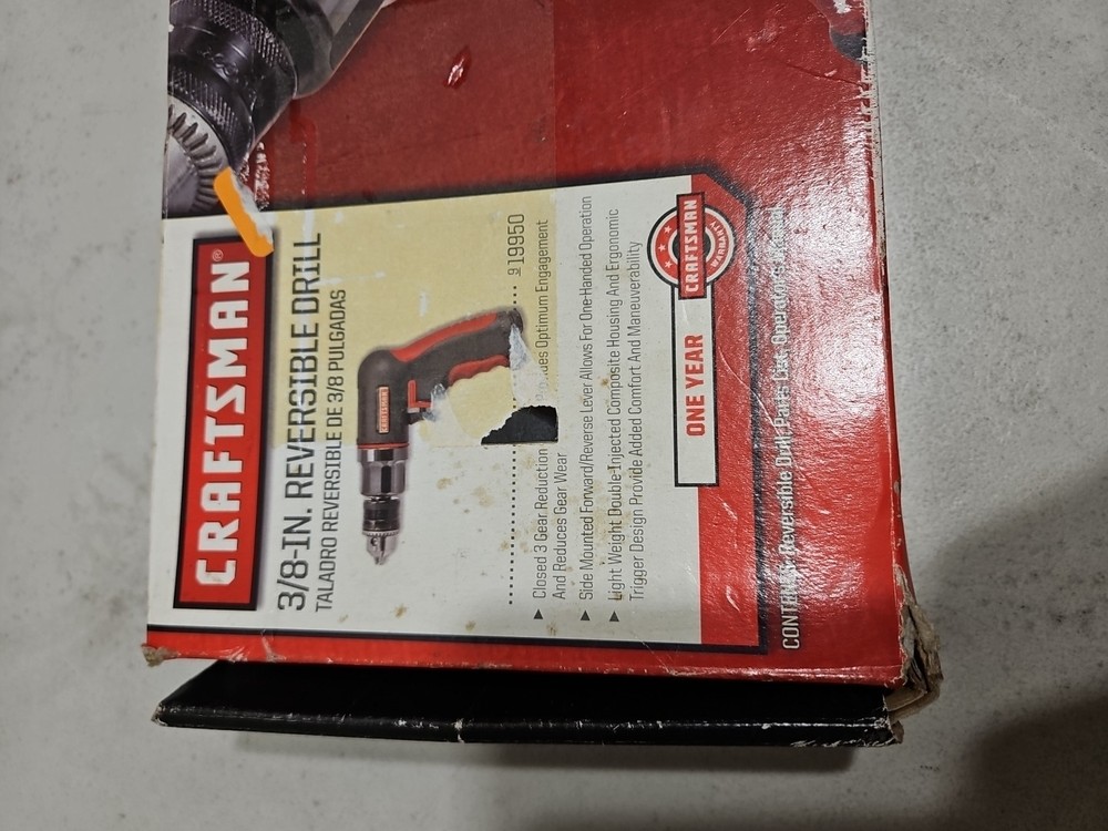 Craftsman Pneumatic 3/8" Reversible Drill 9-19950