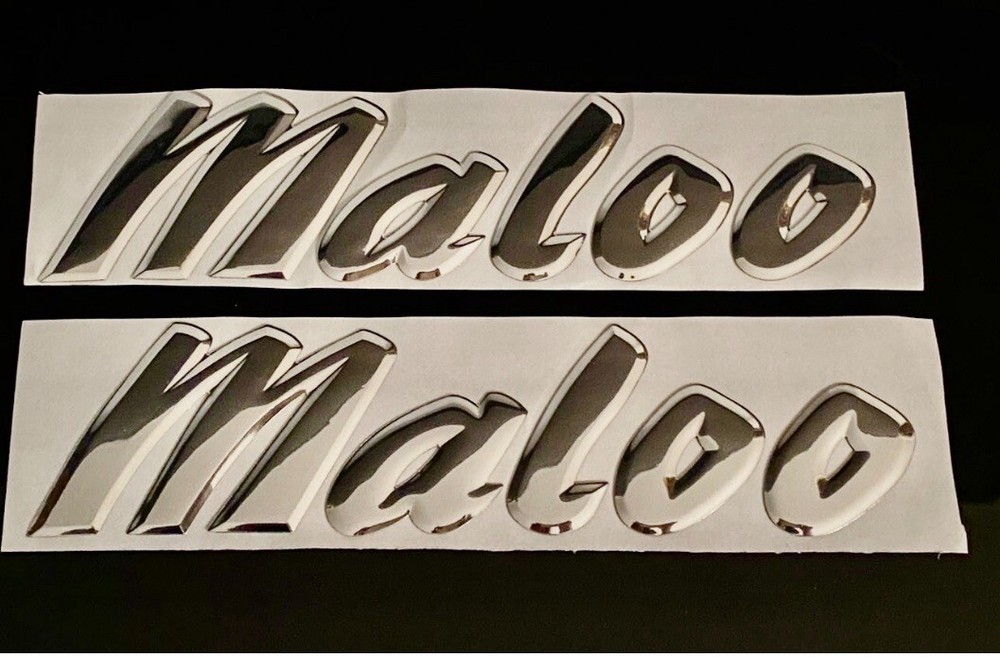 Maloo VU VY Chrome Badge HSV Maloo Chrome..