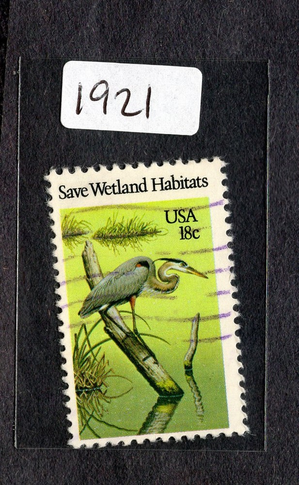 1981 Stamp #1921 Blue Heron Used