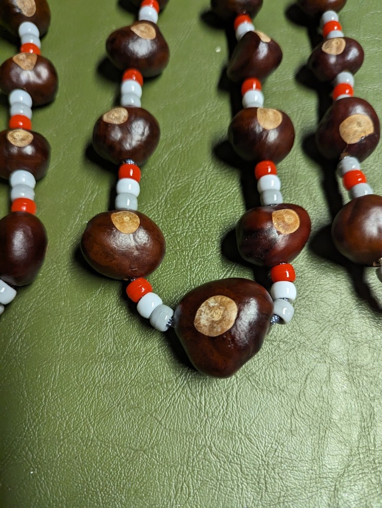 Ohio State Buckeye necklace