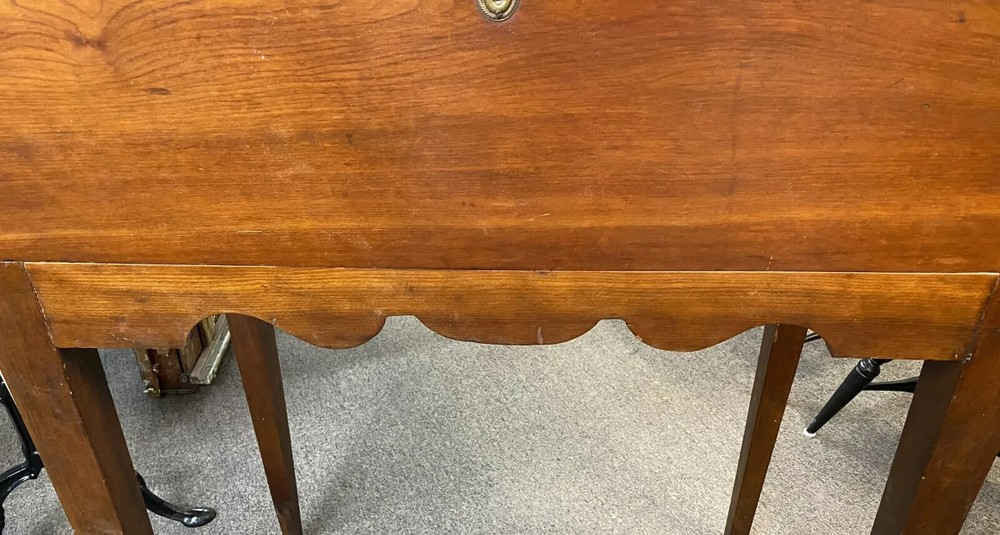 Early 19th c Dovetailed Walnut Standing Desk
