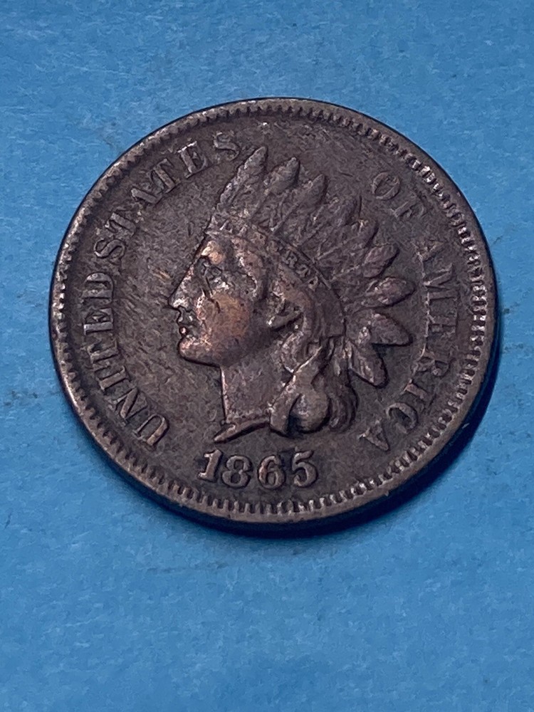 1865 Indian Head Cent - VF+ - As Shown! (#0236)