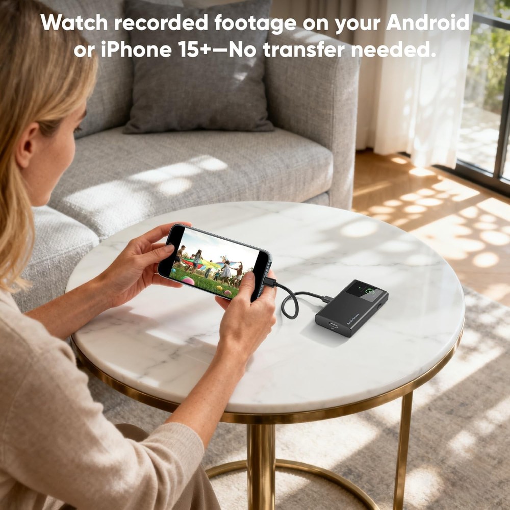 4K 60FPS Portable Video Recoder-Capture Card for Streaming