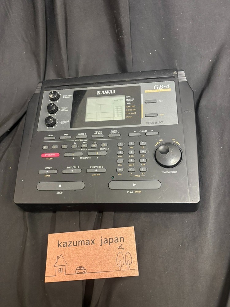 KAWAI GB-4 Session Trainer Backing Band Generator for Guitar Practice Untested