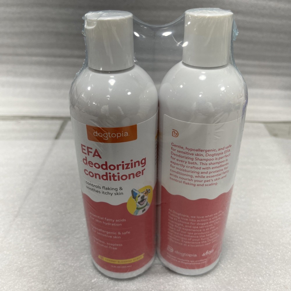 DOGTOPIA EFA Deodorizing Shampoo and Conditioner For Dogs