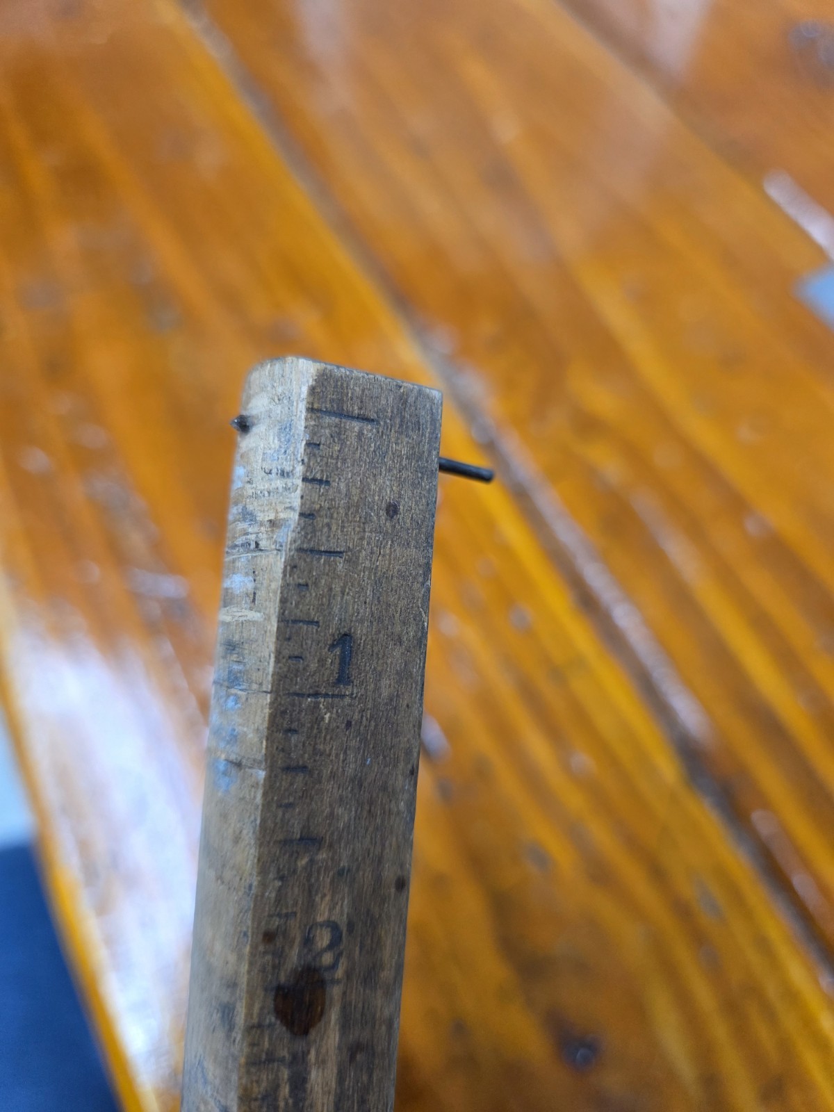 Vintage Wood Carpenter Scribe Mortise Marking Gauge Tool Woodworking