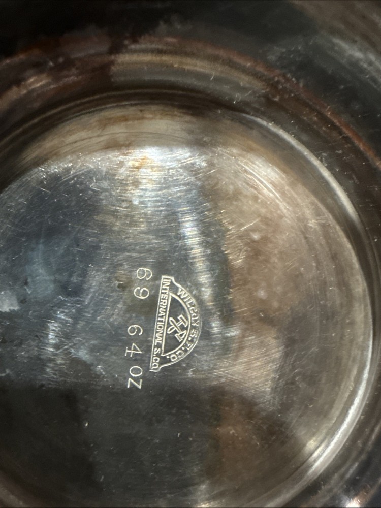 Vintage Silver Plated Water Pitcher