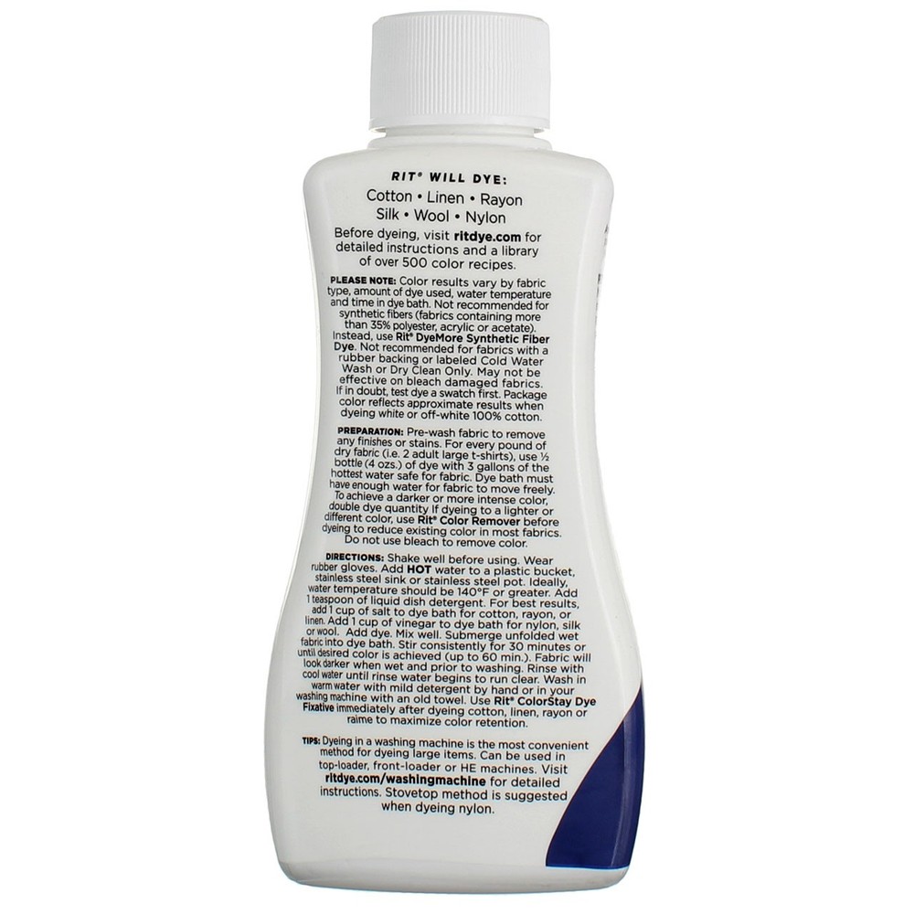5 Pack Rit All Purpose Dye, Indigo, 8 fl oz