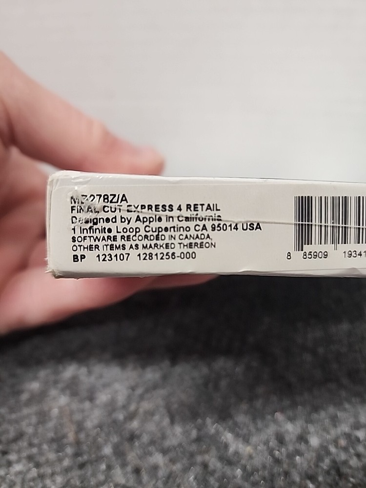 Apple Software Final Cut Express 4 - Retail Version New in Box