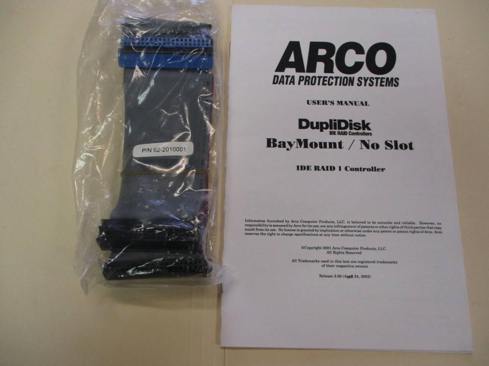 Arco DD1-B5B DupliDisk 5.25 Baymount w/Cables/Software