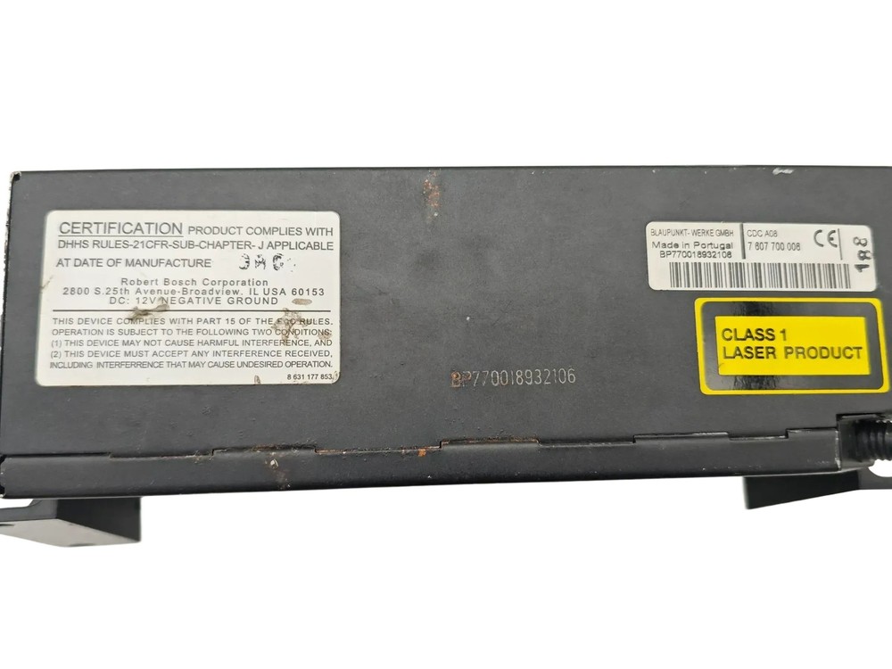 Blaupunkt CD Changer CDC-A08 CDC A08 Compact Disc Changer 7607700006
