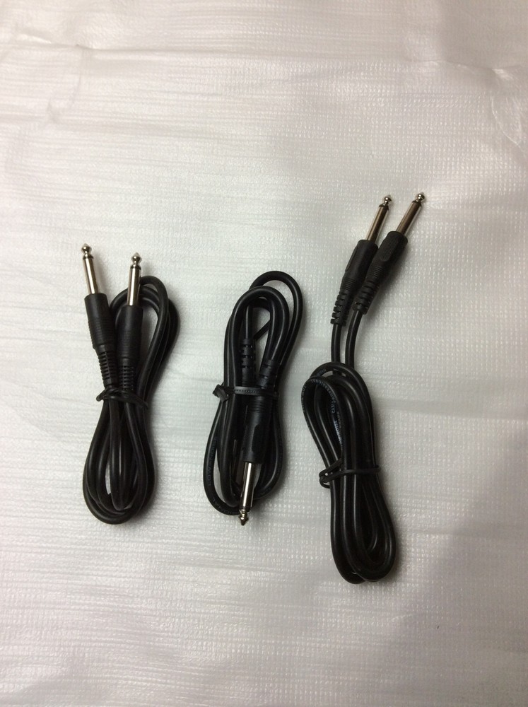 1/4" TO 1/4" MIXED LENGTH CABLES (Includes around 50)