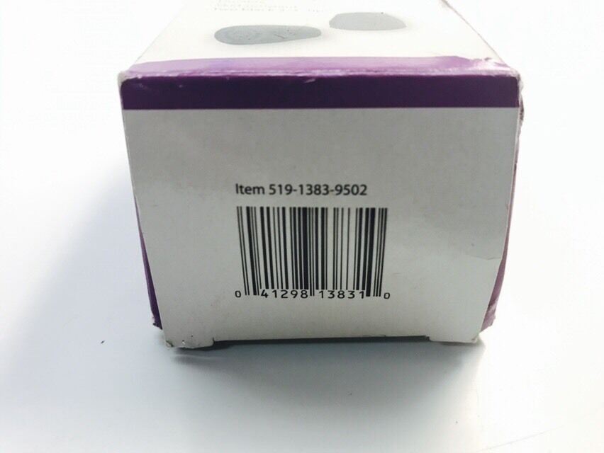 2 Pack Walker Replacement Tips with Metal Insert Black 1/2” OD