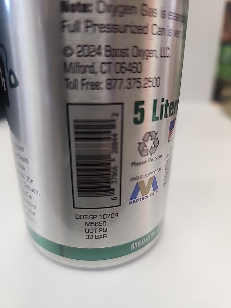 Boost Oxygen Natural -One 5L Bottle