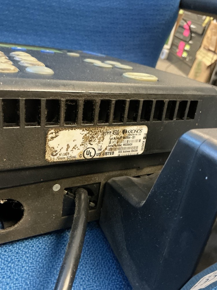KRONOS System 4500 Time Clock Card Reader Terminal, 8602004-001-Free SHP