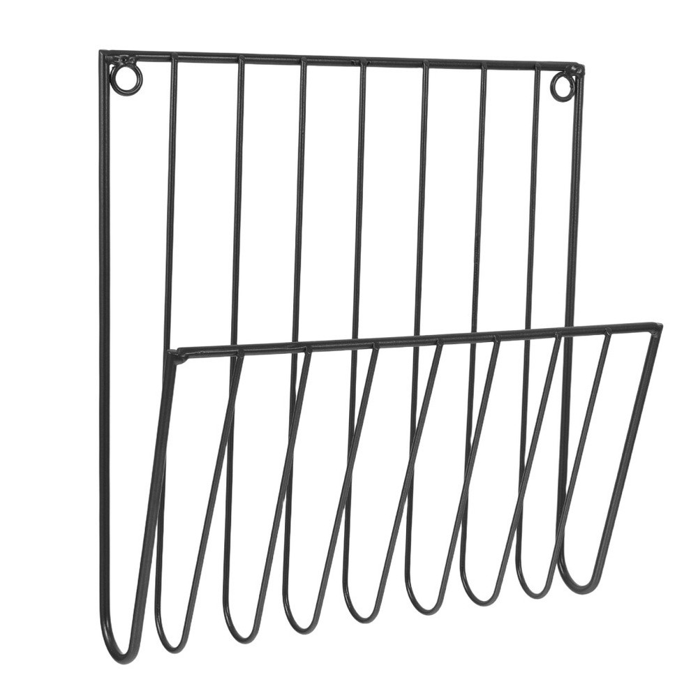Magazine Holder Metal Wall Mounted Document Mail Organizer File Rack