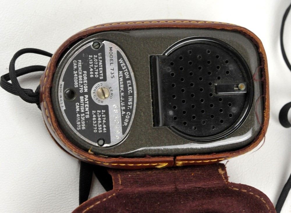 Weston Master II Exposure Light Meter in Case & Instructions