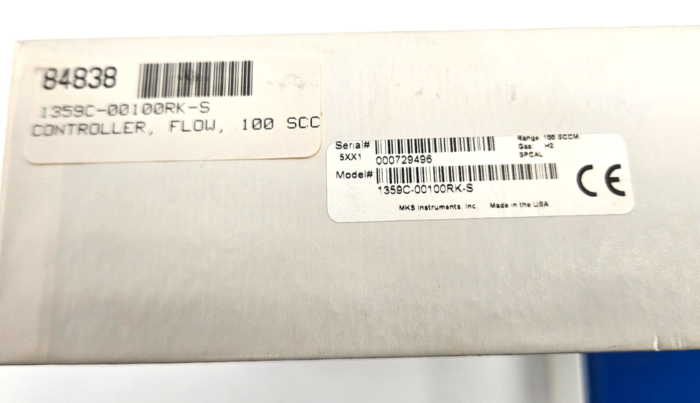 MKS Instruments 1359C-00100RK-S MASS FLOW CONTROLLER