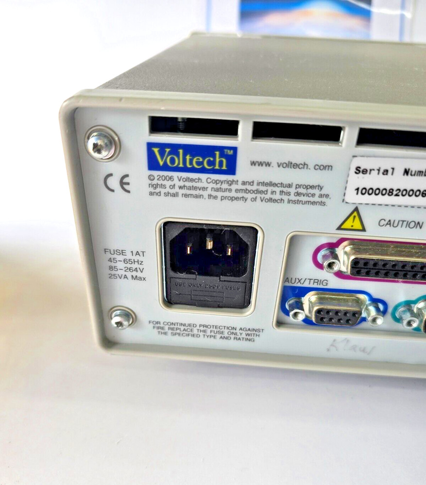 Voltech PM1000+ Power Analyzer Max 300V