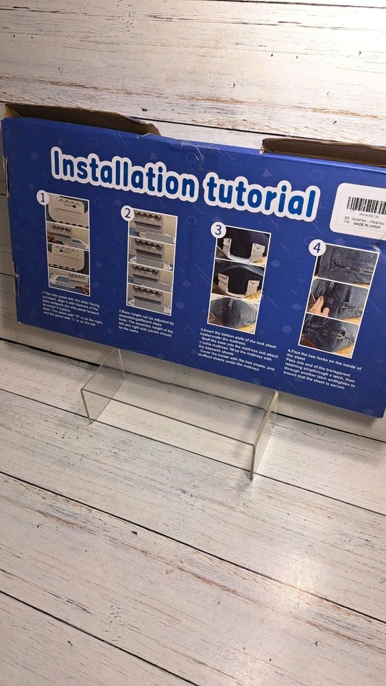 Bed Sheet Holders for Corners Keep Bed Sheets in Place, Adjustable Enhanced...