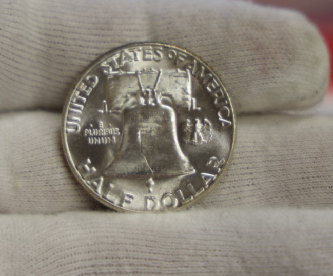 1952 US Franklin Half 50c Nice Unc