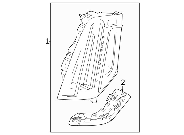 Genuine GM Lamp Bracket 86512505