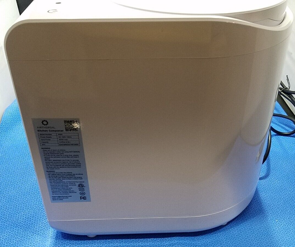 Airthereal Revive Electric Kitchen Composter, 2.5L White