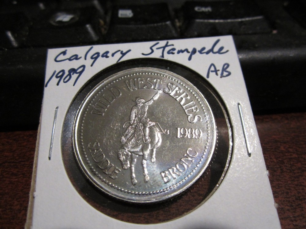1989 - Calgary Stampede - Commemorative - Canada Trade Dollar / Token