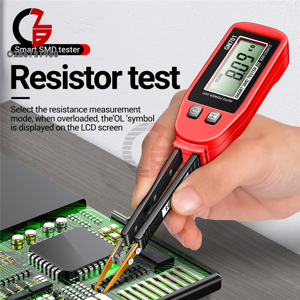 SMD Tester Resistance Capacitance Meter Multimeter Professional Component tester