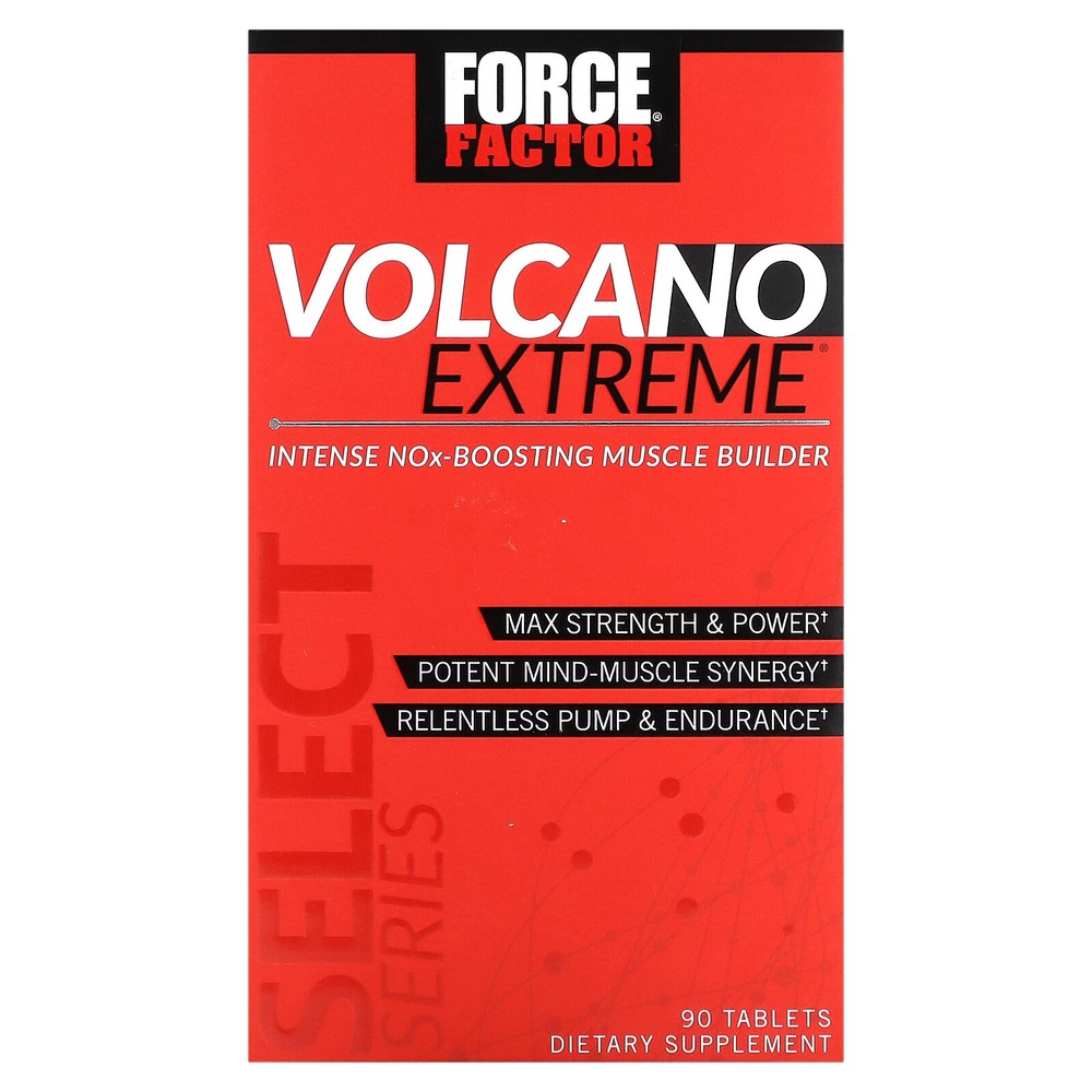 Volcano Extreme, Intense NOx-Boosting Muscle Builder, 90 Tablets