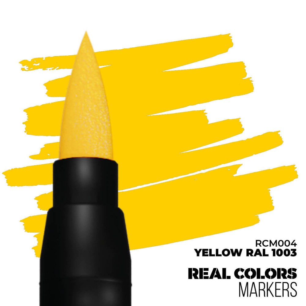 AK Interactive Acrylic Paint Marker Yellow RAL1003