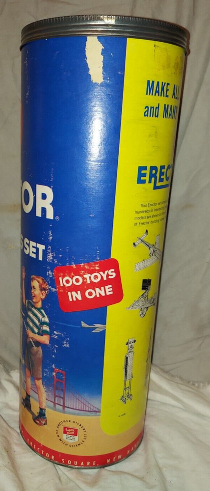 Gilbert Erector Engineer's Set #10032 Original Box with Lid