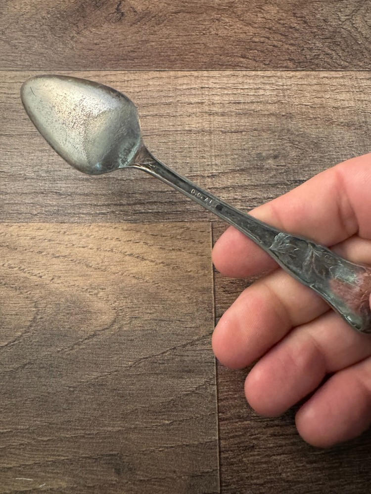 O.C. A1 Orange Pattern Silverplated Fruit Spoon